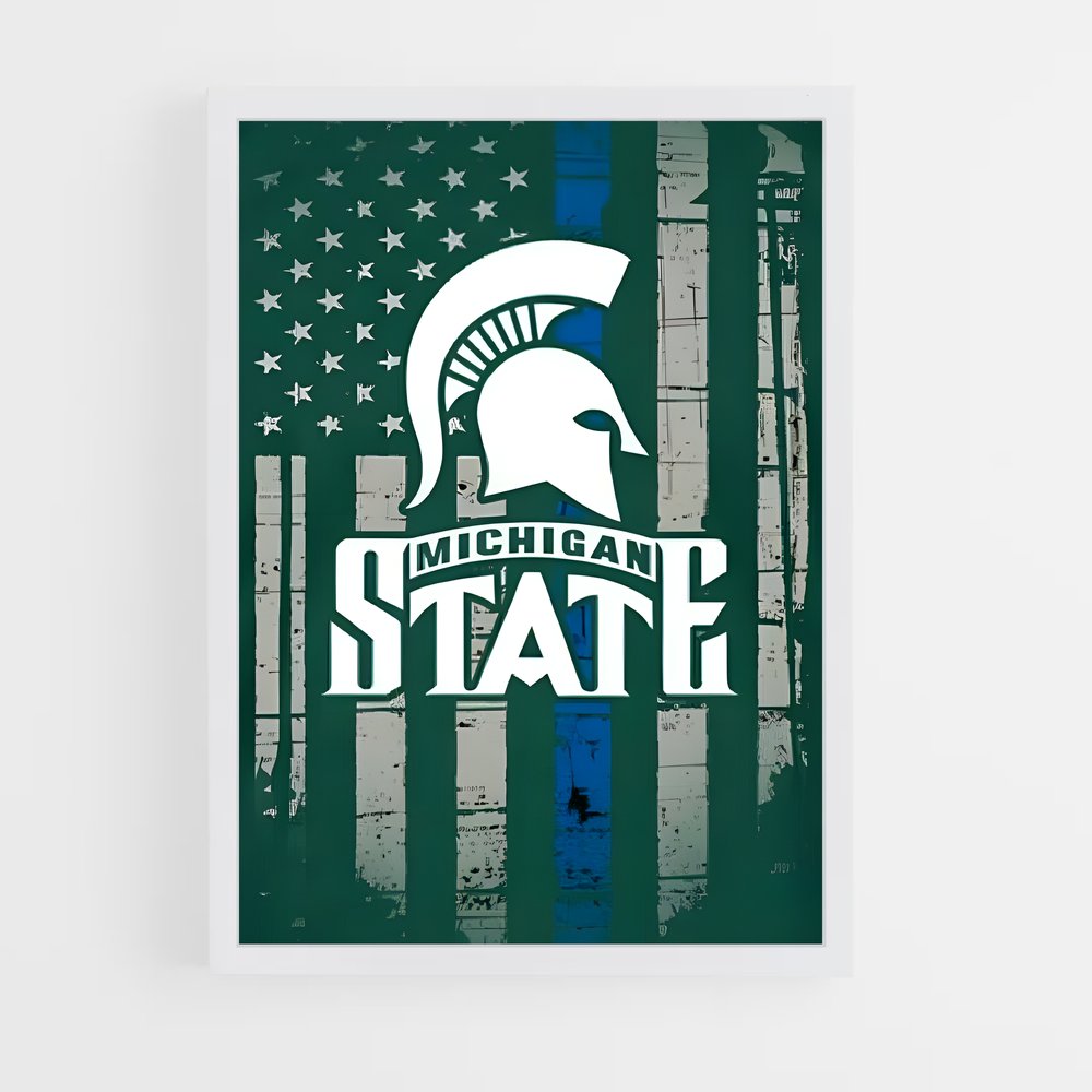Poster Spartans Forever – affiche Basketball (vue 3)